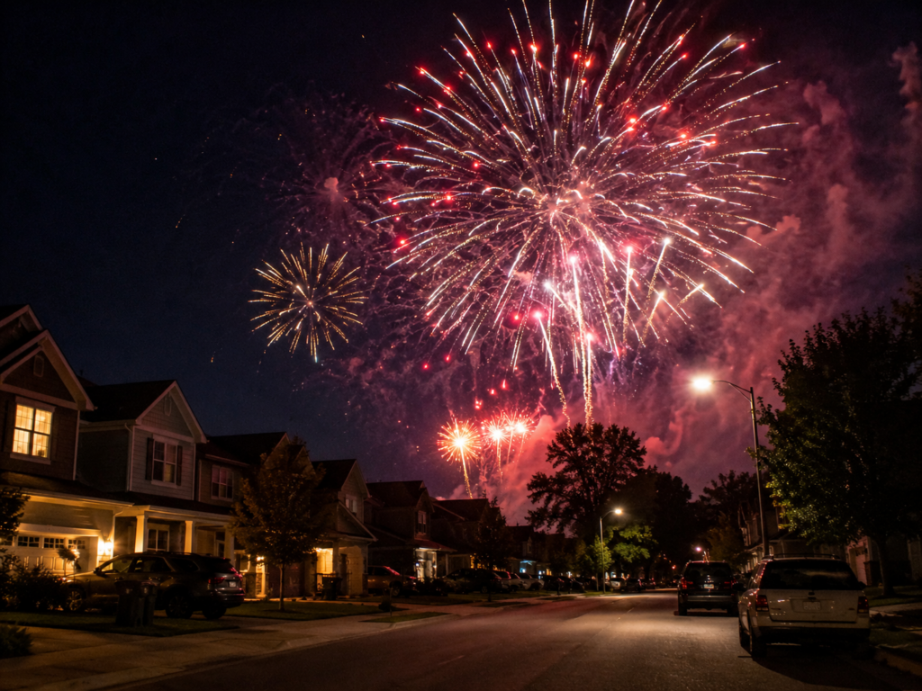 pet anxiety with fireworks